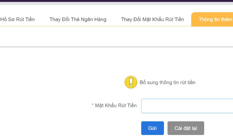 Cách rút tiền nhà cái đơn giản